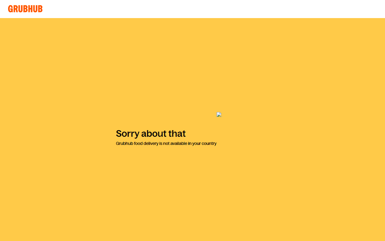 Grubhub sponsor landing page advertised on How I Built This with Guy Raz