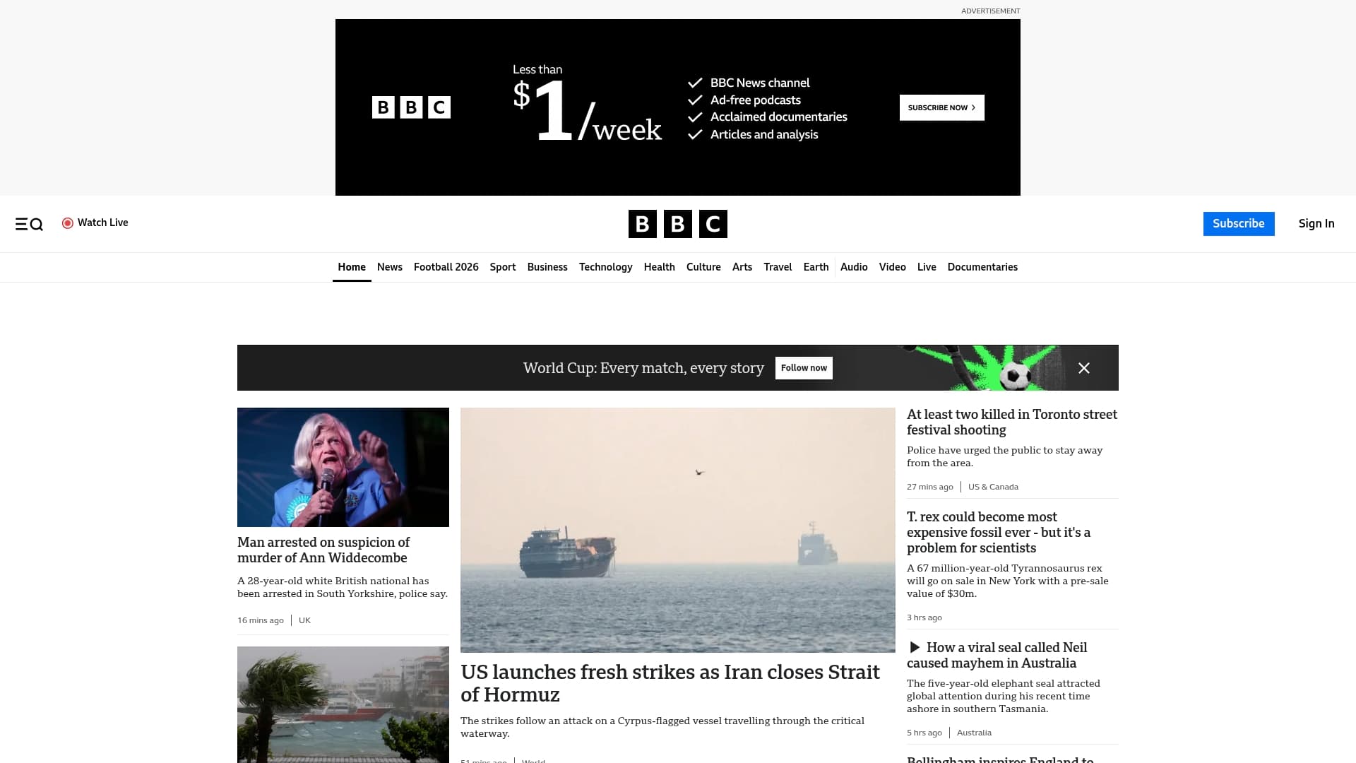 The Interface sponsor landing page advertised on TechCrunch Daily Crunch
