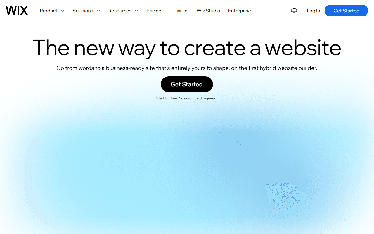 Wix Harmony sponsor landing page advertised on TechStuff