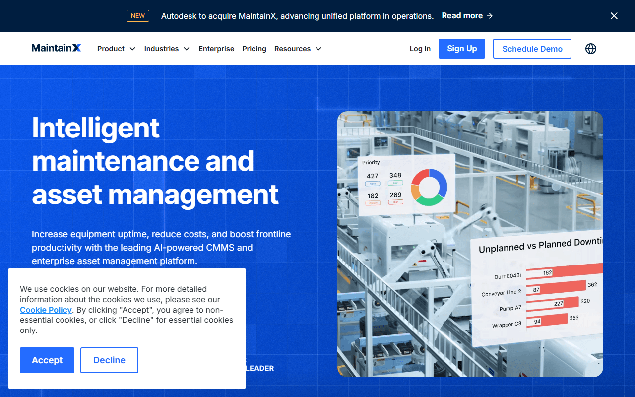 MaintainX sponsor landing page advertised on The Stacking Benjamins Show