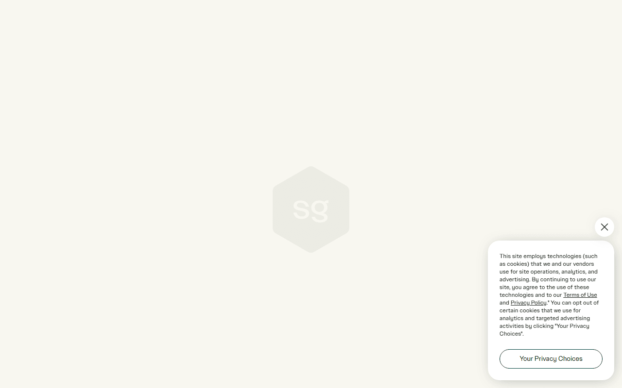 Sweetgreen sponsor landing page advertised on Served with Andy Roddick