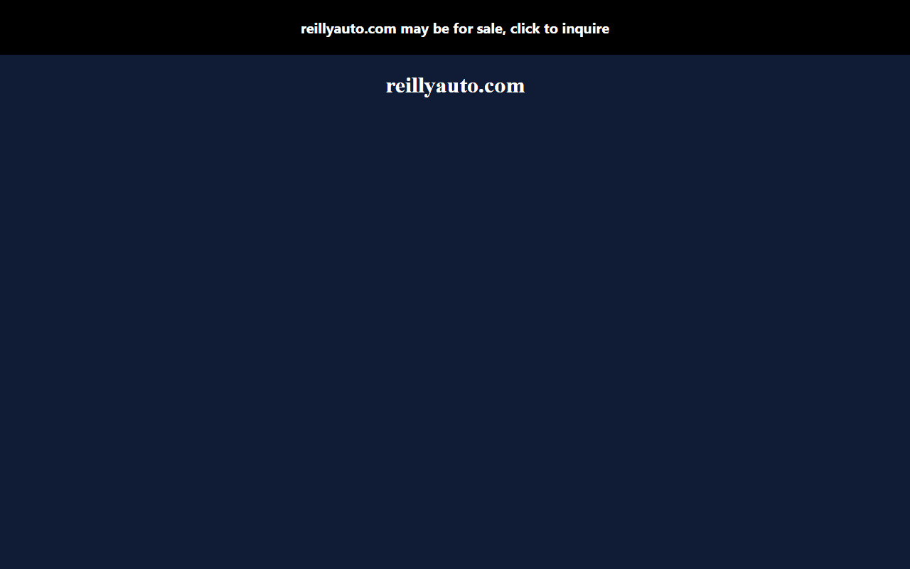 O'Reilly Auto Parts sponsor landing page advertised on Adam Carolla Show