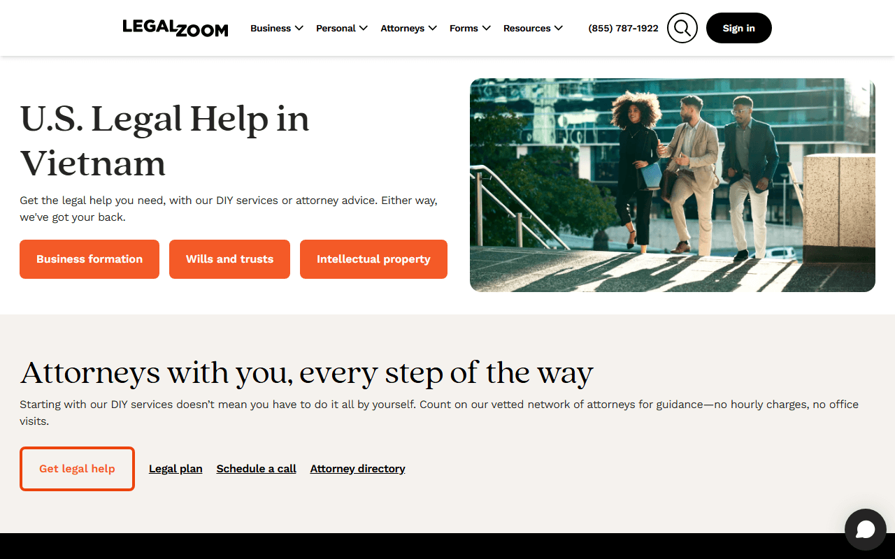 LegalZoom sponsor landing page advertised on Adam Carolla Show