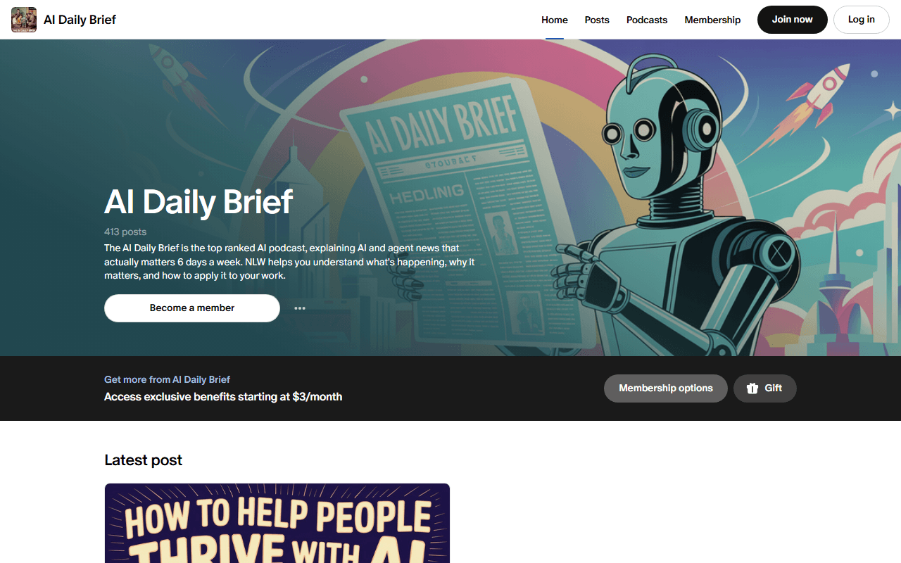 KPMG sponsor landing page advertised on The AI Breakdown: Daily Artificial Intelligence News and Discussions