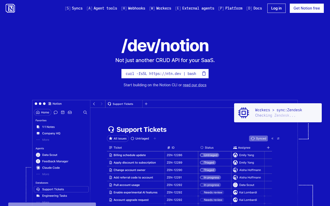 Notion sponsor landing page advertised on Super Data Science: ML & AI Podcast with Jon Krohn