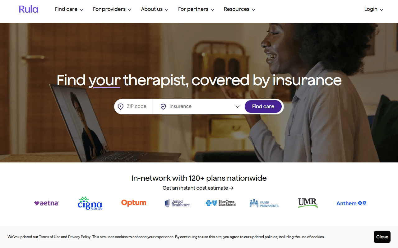 Rula sponsor landing page advertised on How I Built This with Guy Raz