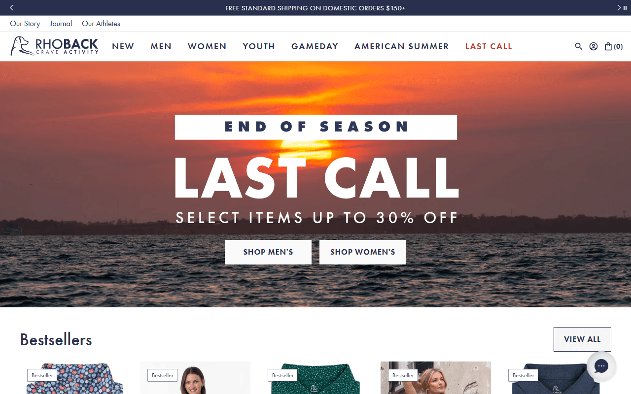 Rhoback sponsor landing page advertised on Pardon My Take