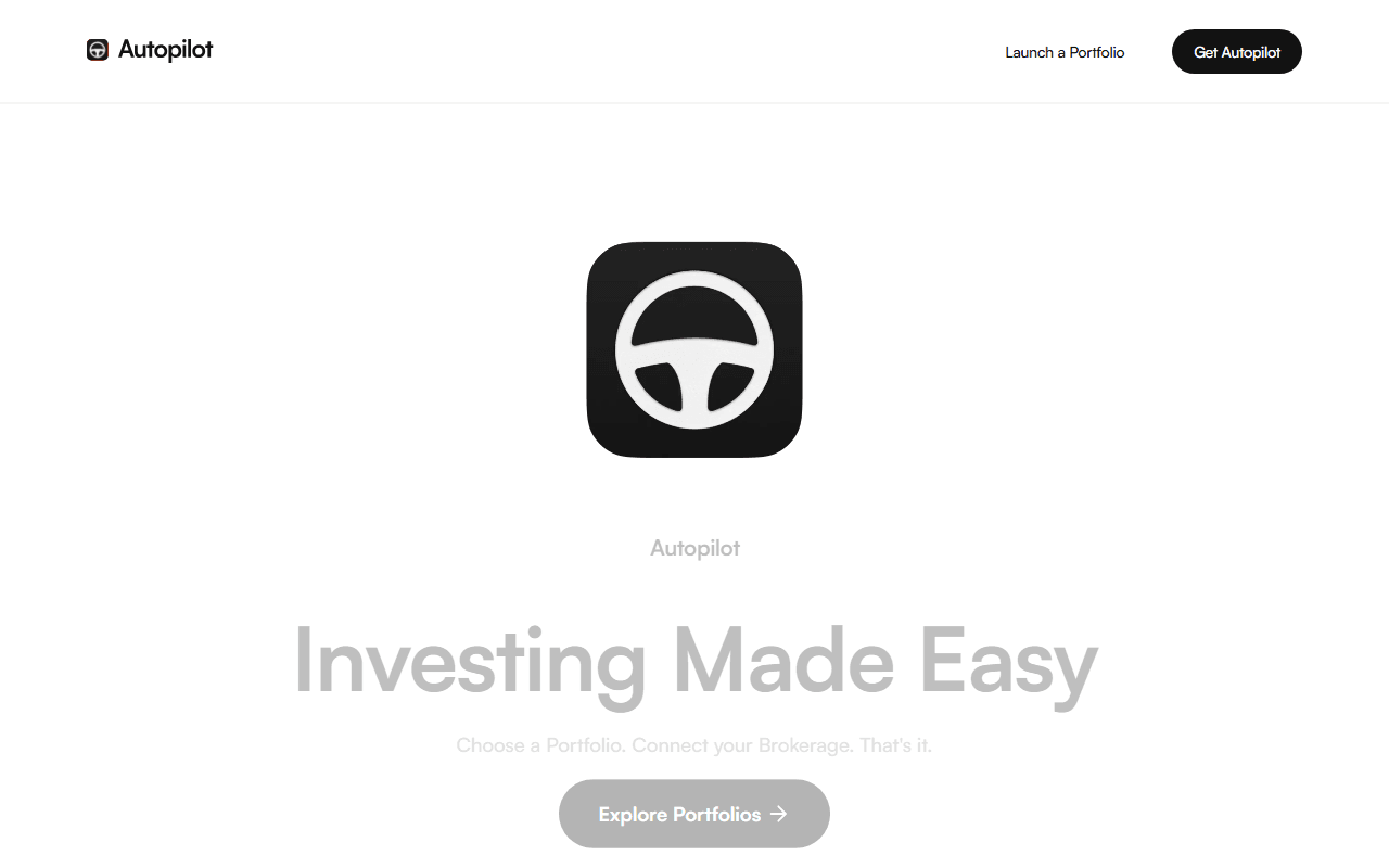 Autopilot sponsor landing page advertised on The Tucker Carlson Podcast