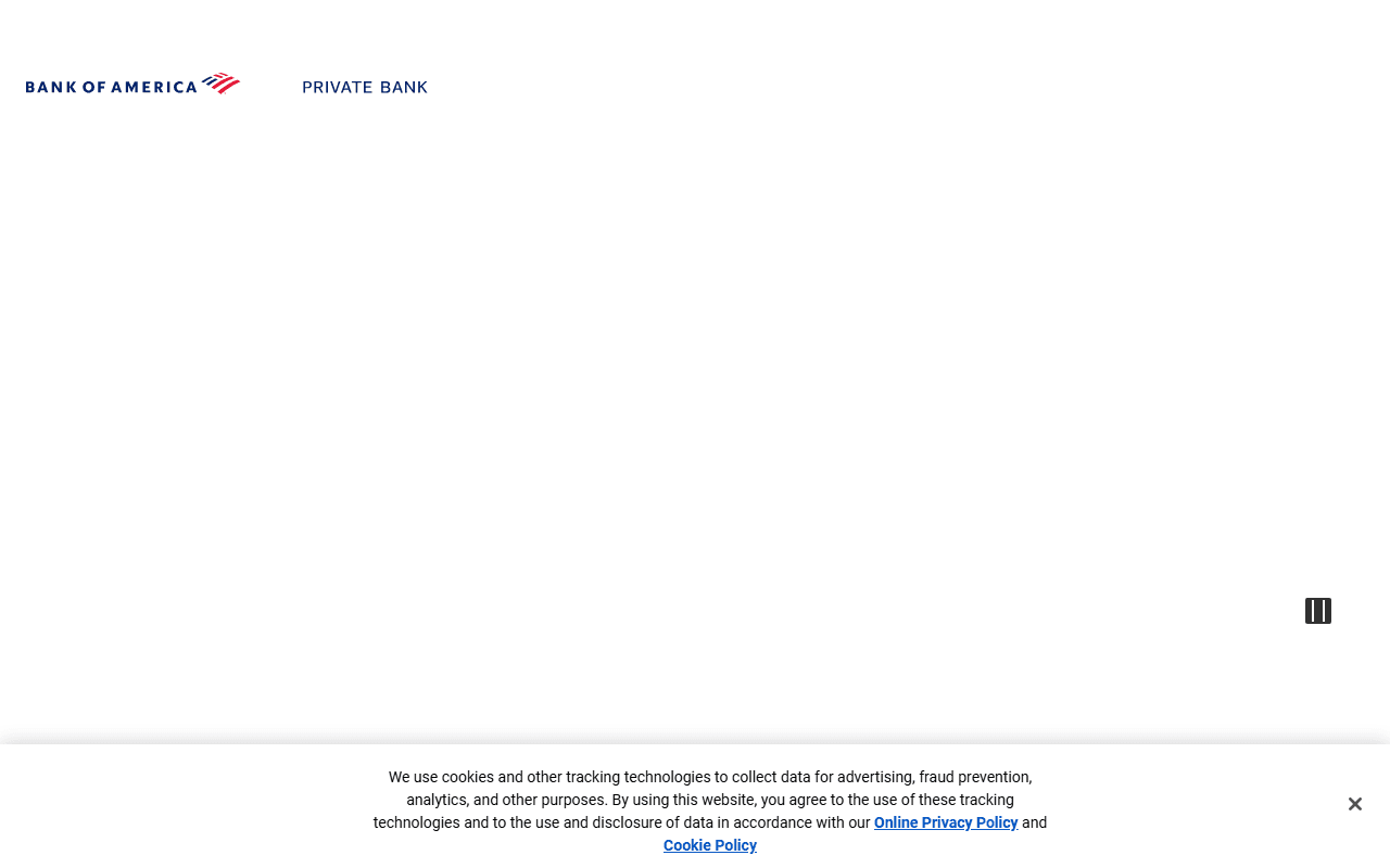 Bank of America Private Bank sponsor landing page advertised on The Daily