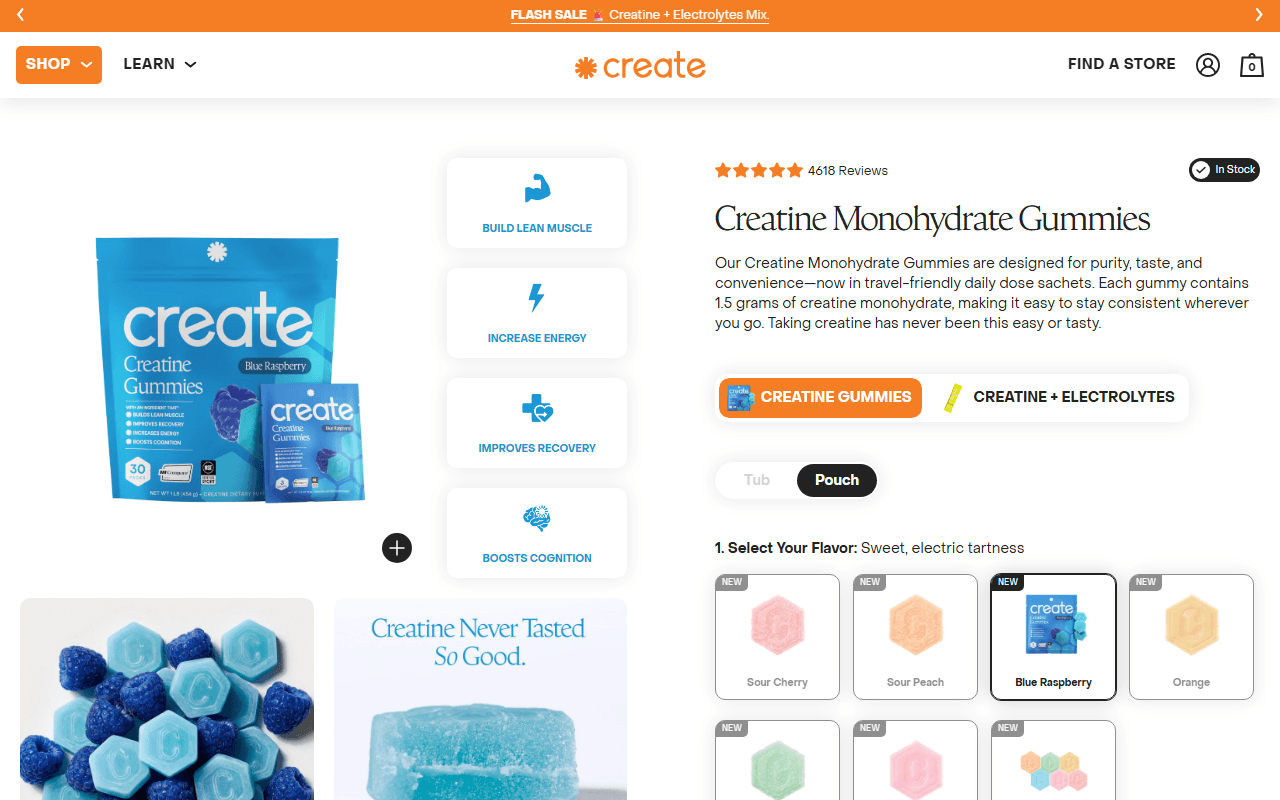 Create sponsor landing page advertised on The Joe Rogan Experience