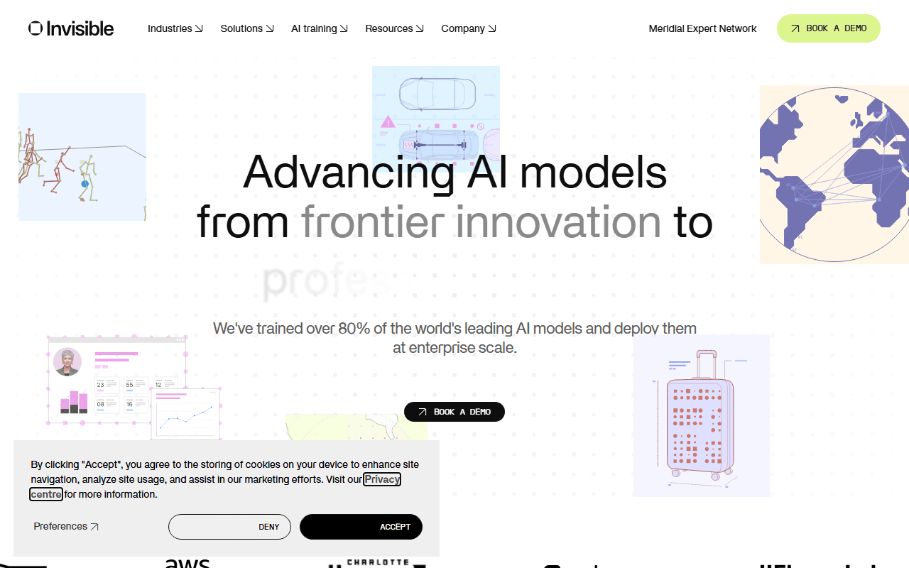 Invisible sponsor landing page advertised on The Twenty Minute VC (20VC): Venture Capital | Startup Funding | The Pitch