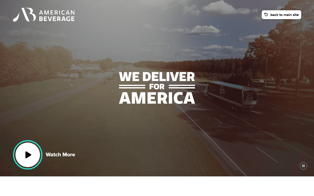 We Deliver For America sponsor landing page advertised on Ruthless Podcast