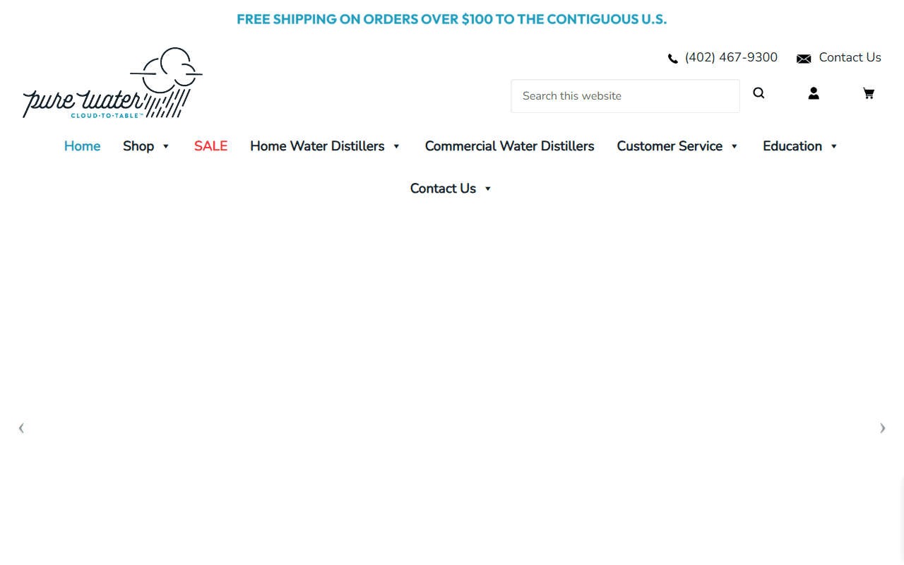 MyPureWater.com sponsor landing page advertised on The Balanced, Beautiful and Abundant Show- Rebecca Whitman