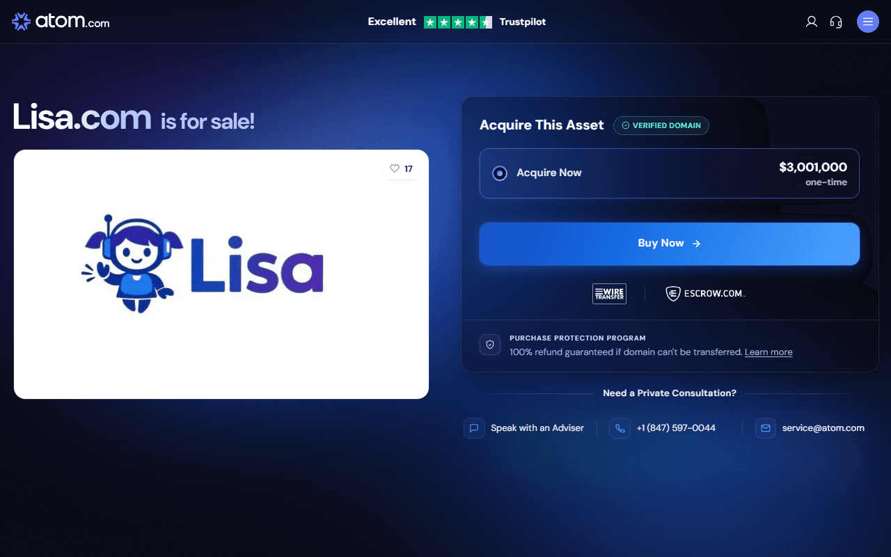 Lisa sponsor landing page advertised on The Athletic NBA Show