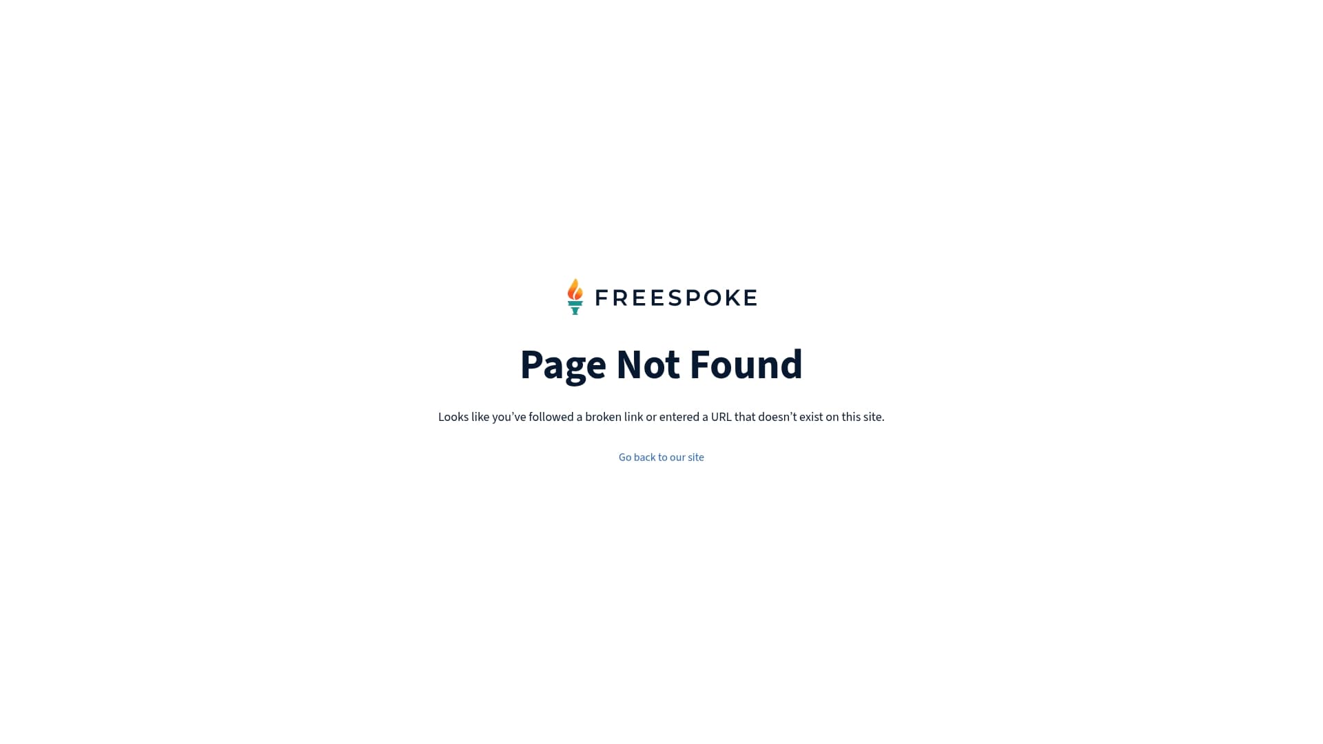 FreeSpoke sponsor landing page advertised on The Glenn Beck Program