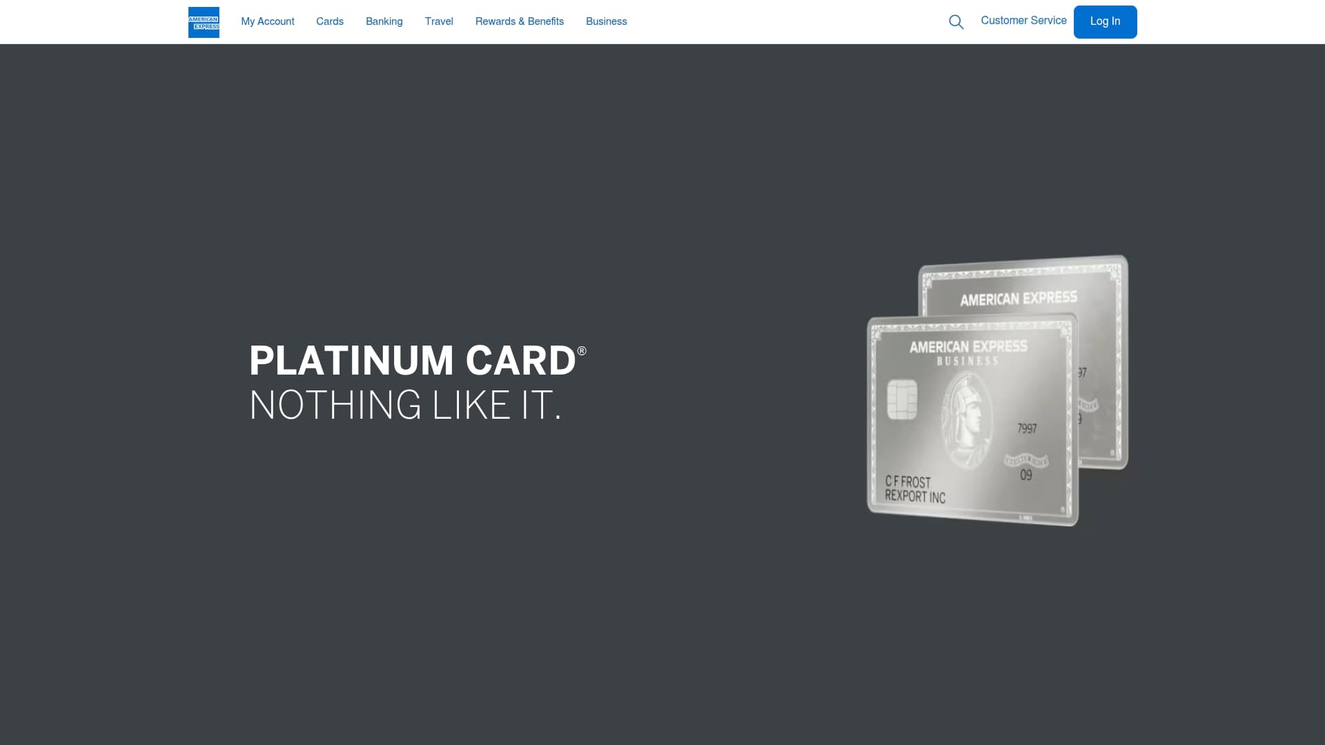 American Express sponsor landing page advertised on Mind the Game with LeBron James and JJ Redick