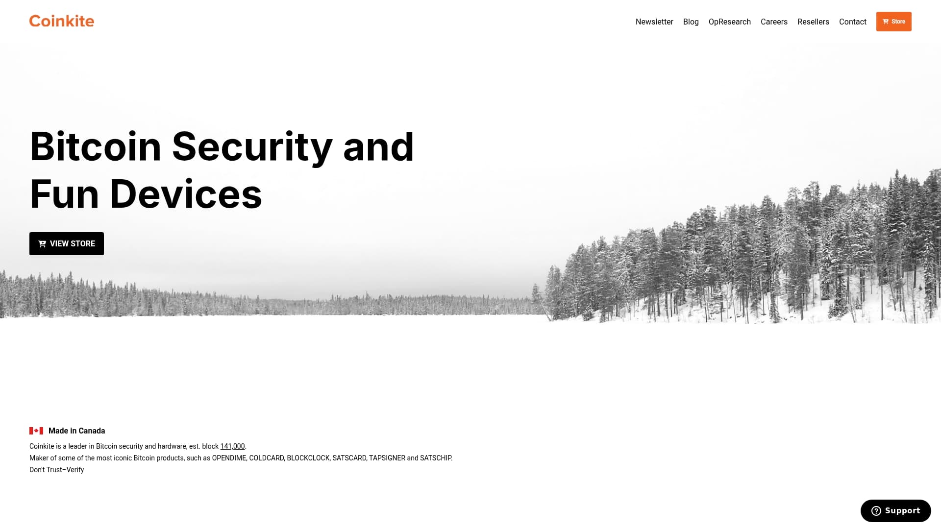 CoinKite sponsor landing page advertised on BTC Sessions