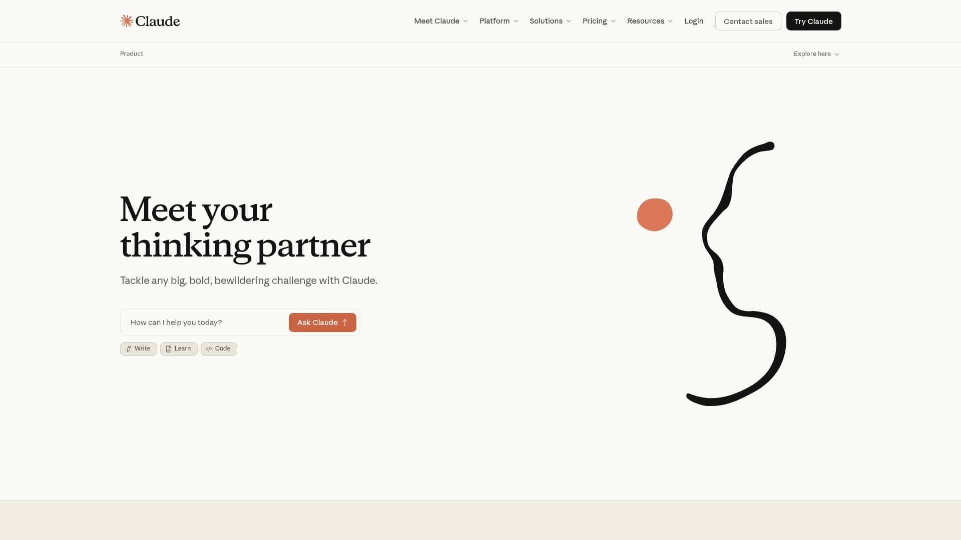 Anthropic sponsor landing page advertised on Your Money Guide on the Side