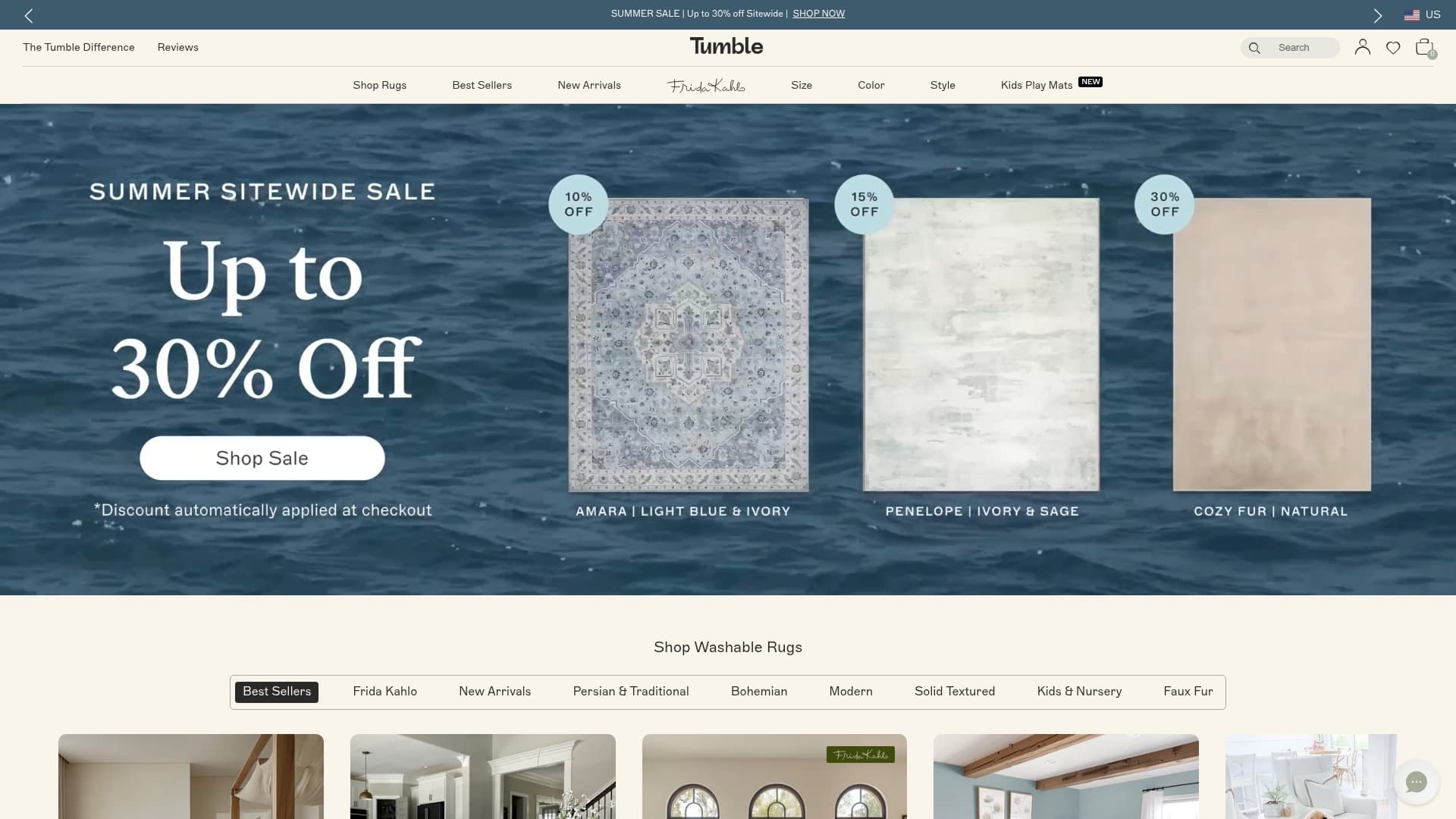 Tumble sponsor landing page advertised on Happier with Gretchen Rubin