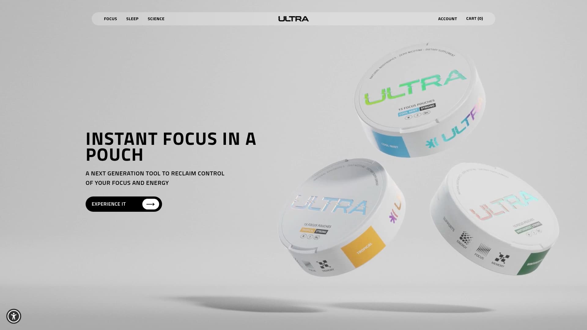 ULTRA sponsor landing page advertised on Dr. Jockers Functional Nutrition