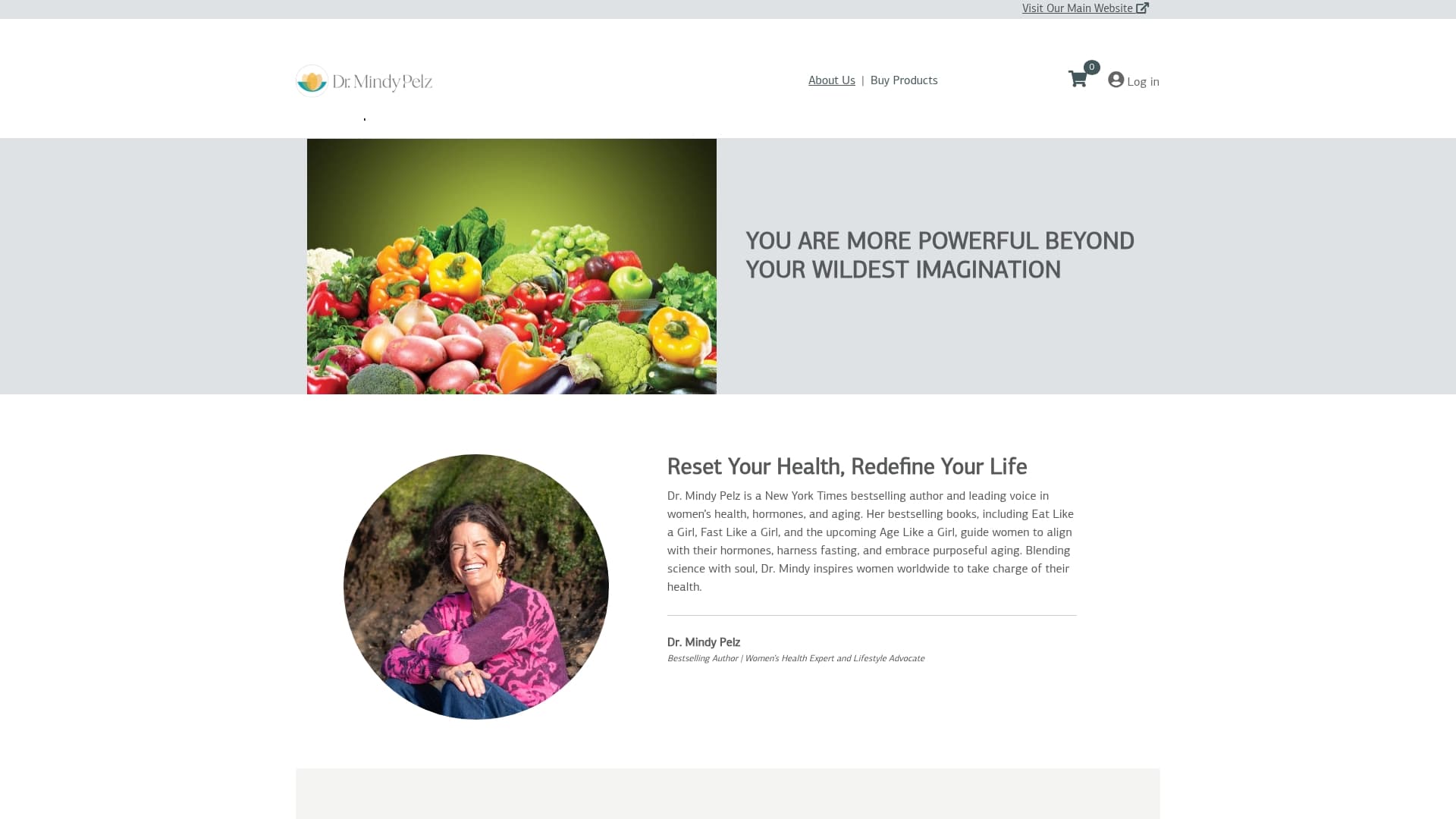 Standard Process sponsor landing page advertised on The Resetter Podcast with Dr. Mindy Pelz