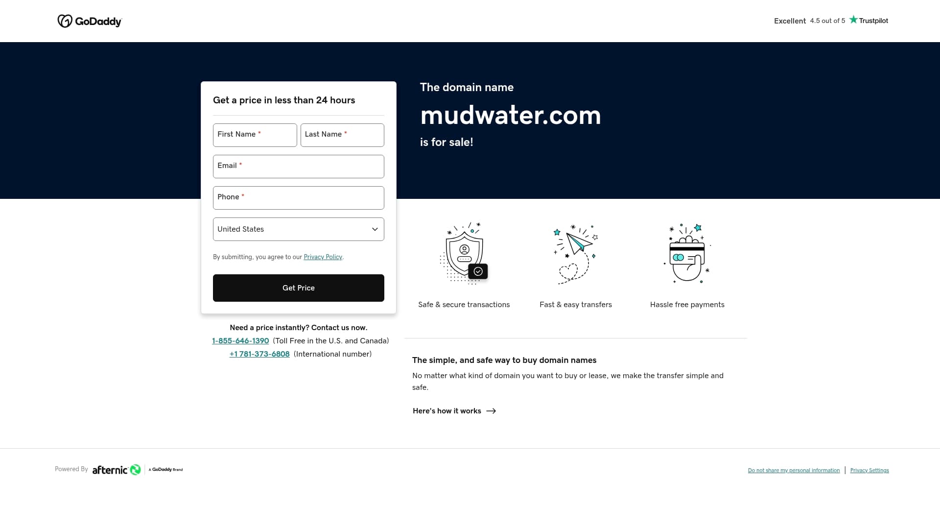 Mudwater sponsor landing page advertised on Therapist Uncensored Podcast