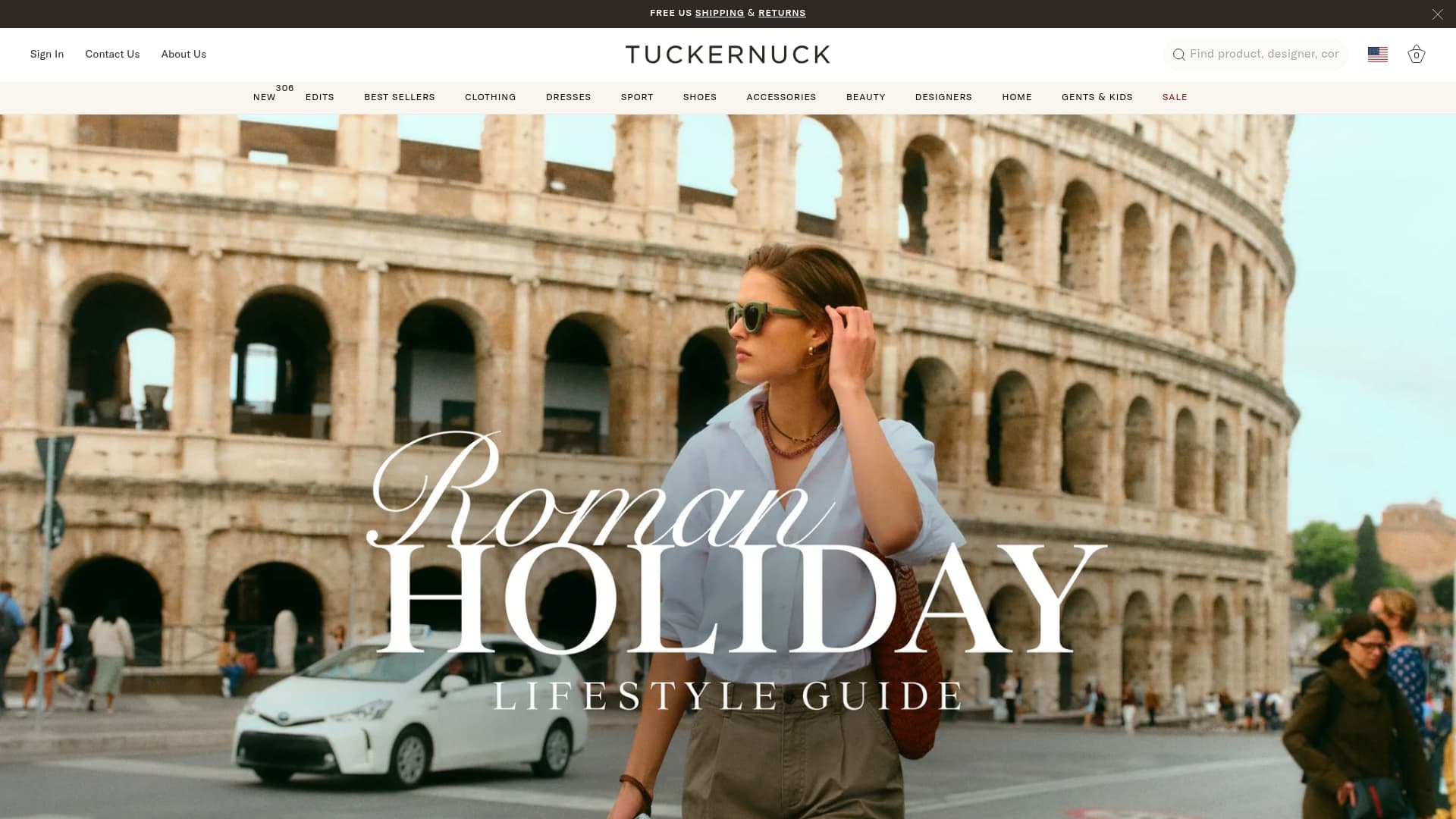 Tucker Nook sponsor landing page advertised on The Toast