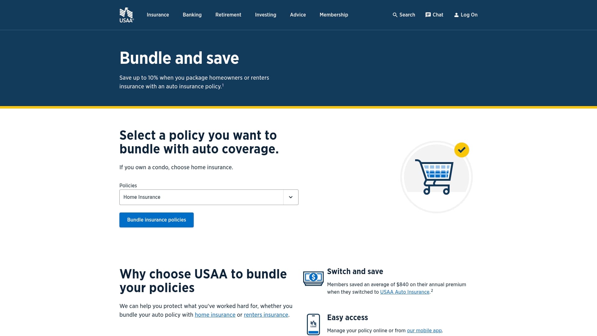 Cozy Earth sponsor landing page advertised on The President's Daily Brief