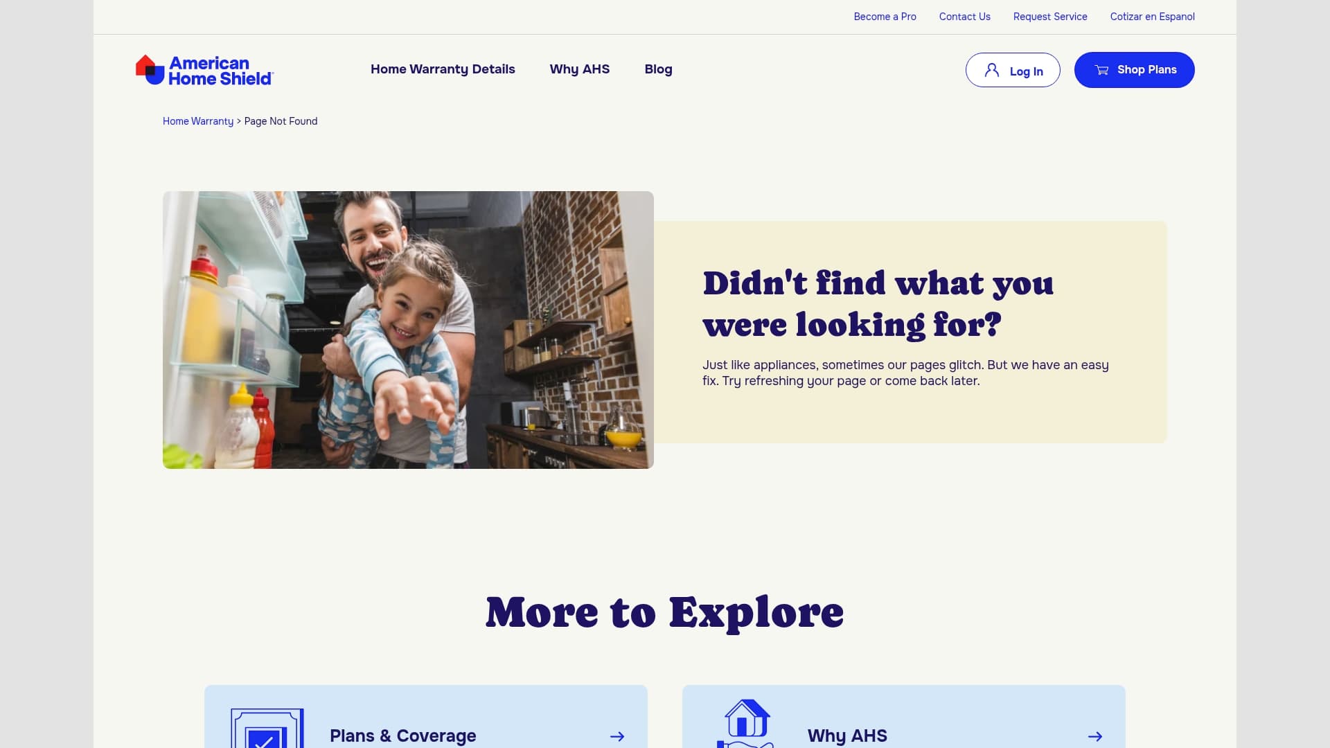 American Home Shield sponsor landing page advertised on Life Kit