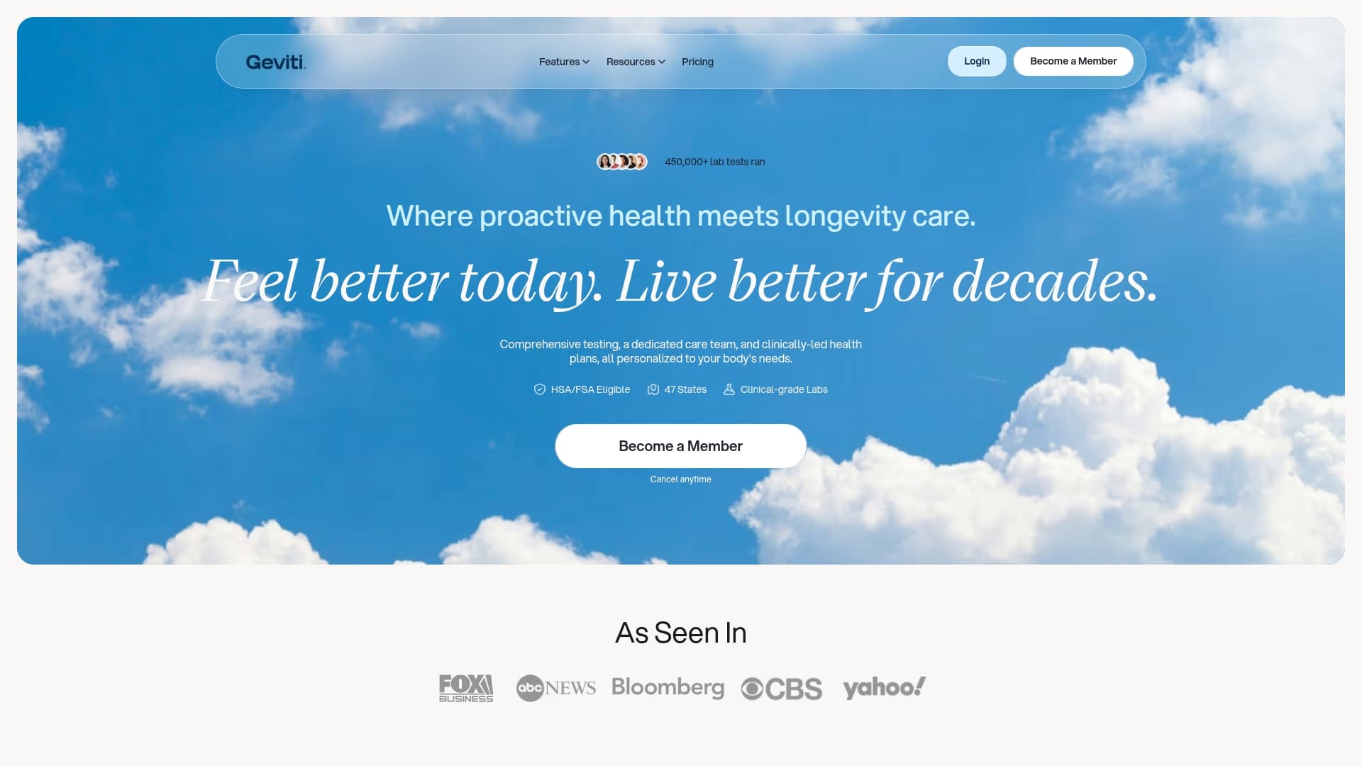 Jevity sponsor landing page advertised on The Glenn Beck Program