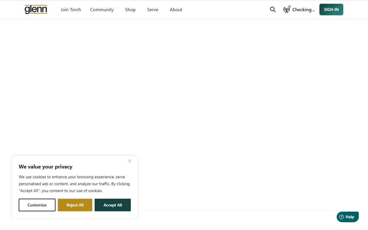 Glenn Beck sponsor landing page advertised on The Glenn Beck Program