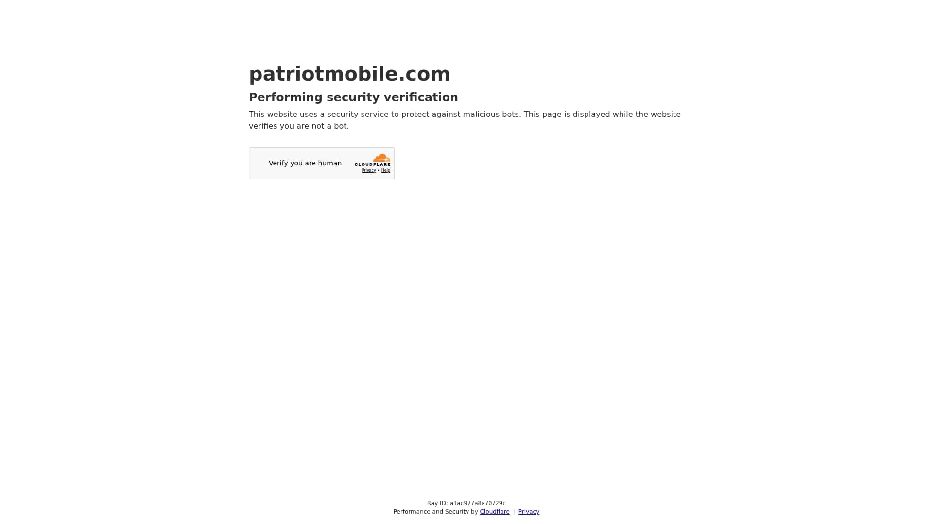 Patriot Mobile sponsor landing page advertised on The Glenn Beck Program