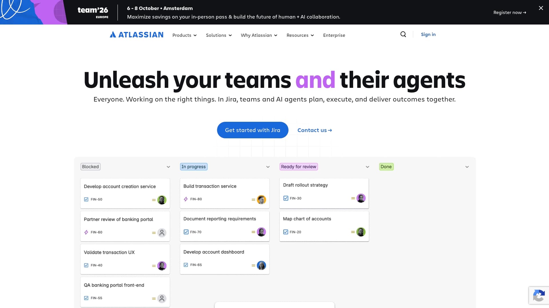 Jira Product Discovery sponsor landing page advertised on How I AI