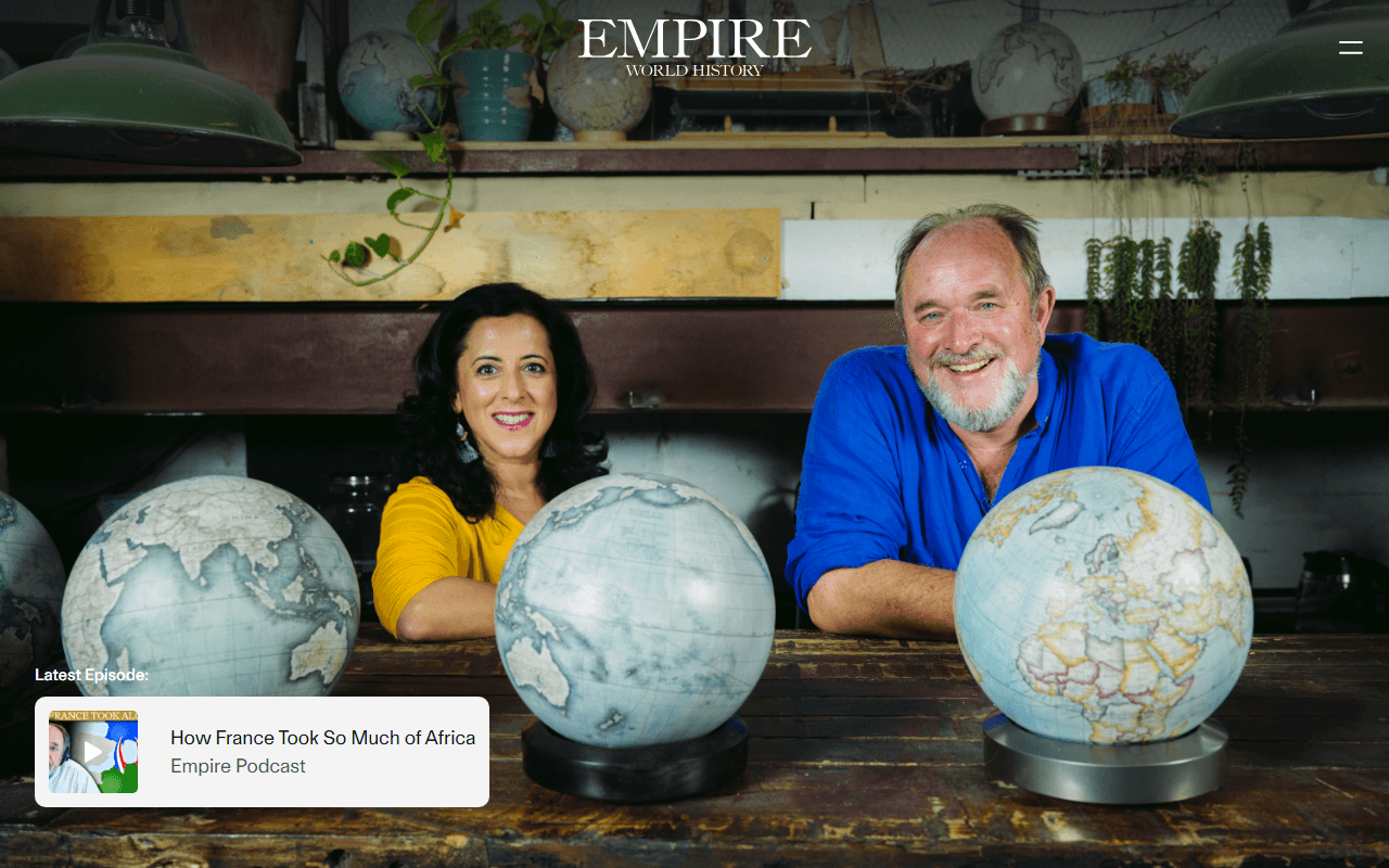 Empire Club sponsor landing page advertised on Empire