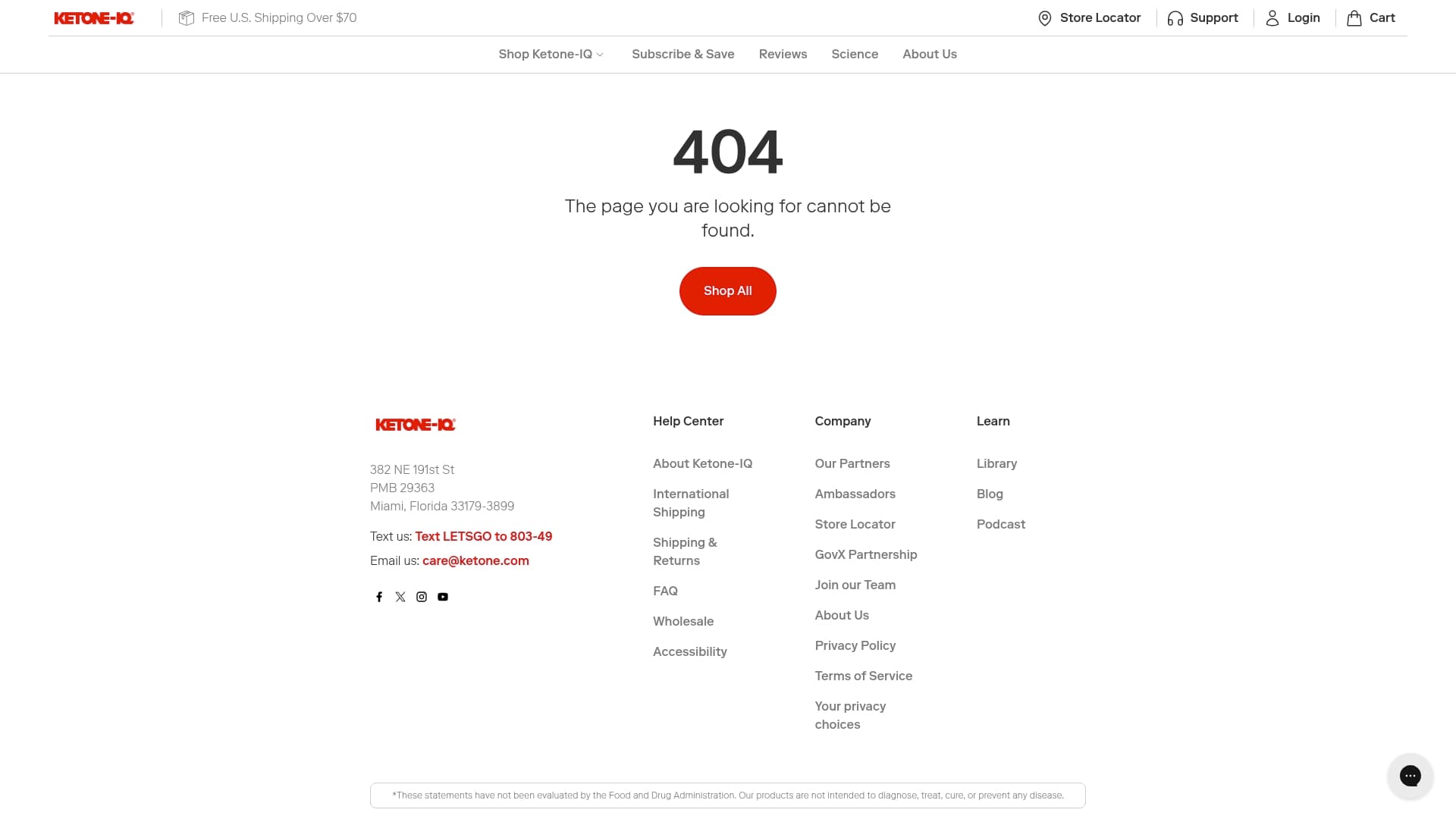 Ketone IQ sponsor landing page advertised on The Freetrail Podcast with Dylan Bowman