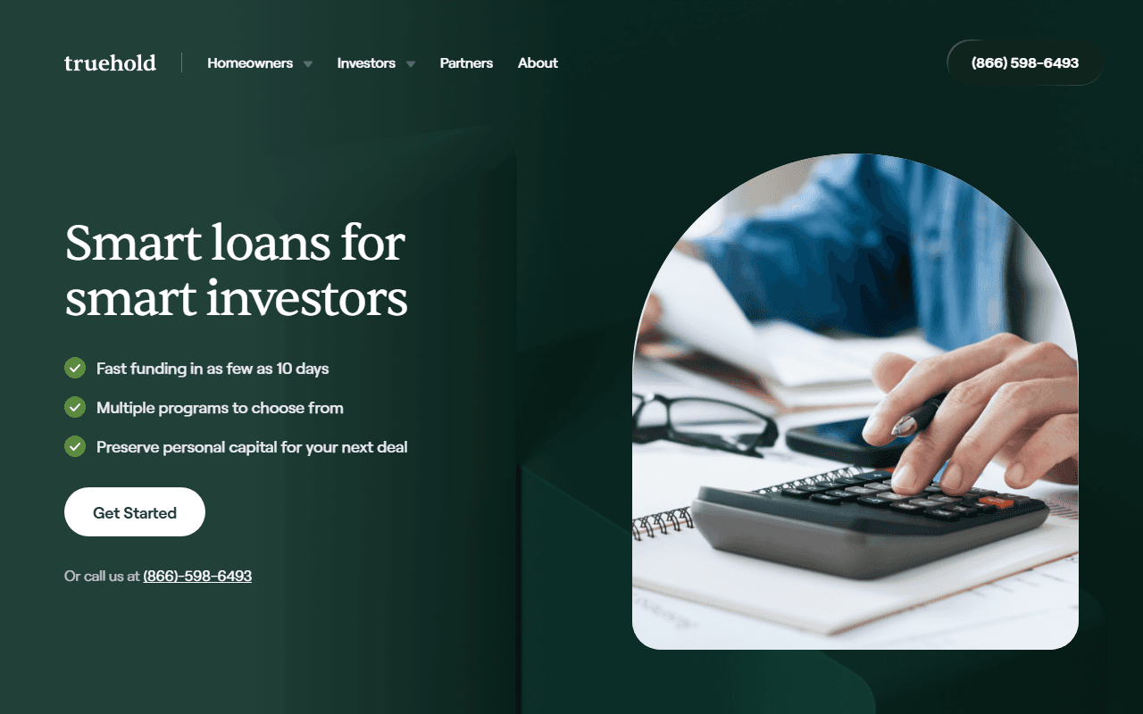 True Whole Financial sponsor landing page advertised on Global News Podcast