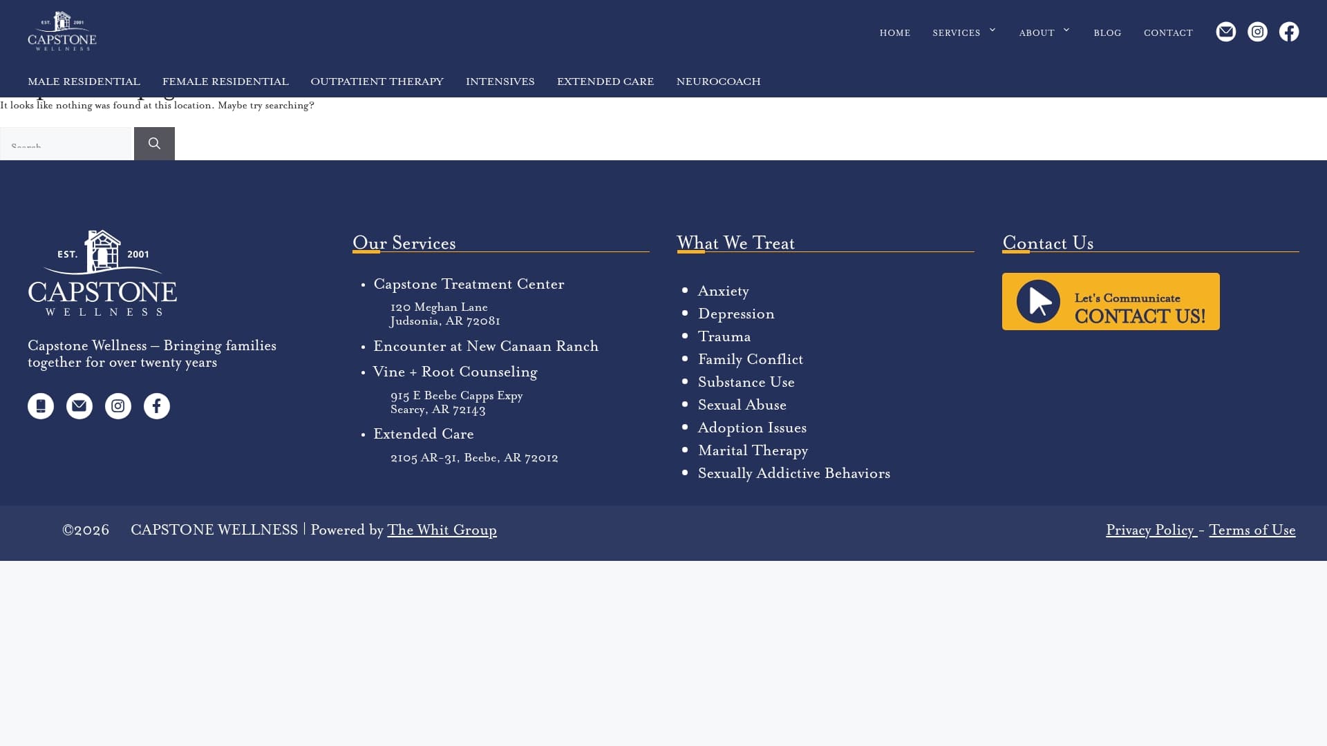 Capstone Wellness sponsor landing page advertised on The Dr. John Delony Show