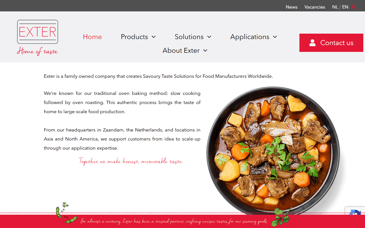 Exeter sponsor landing page advertised on The Diary Of A CEO with Steven Bartlett