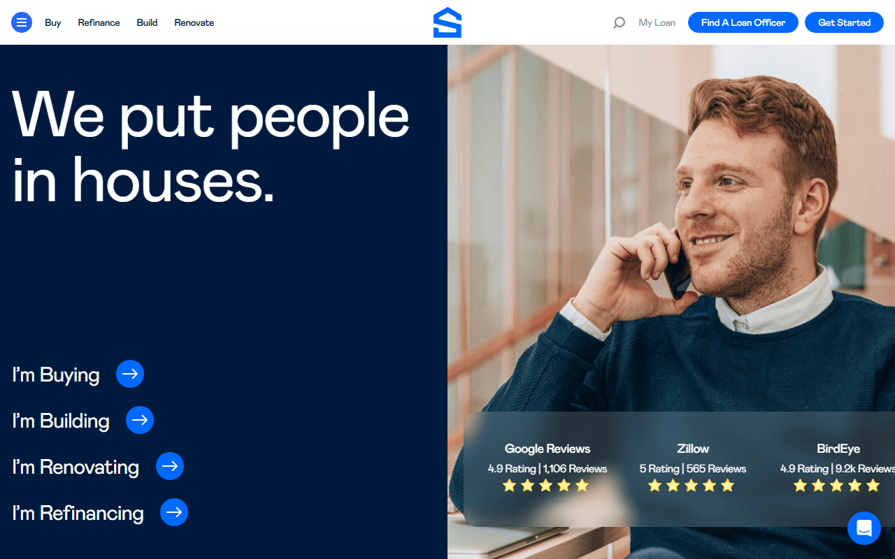 Stockton Mortgage sponsor landing page advertised on KSR
