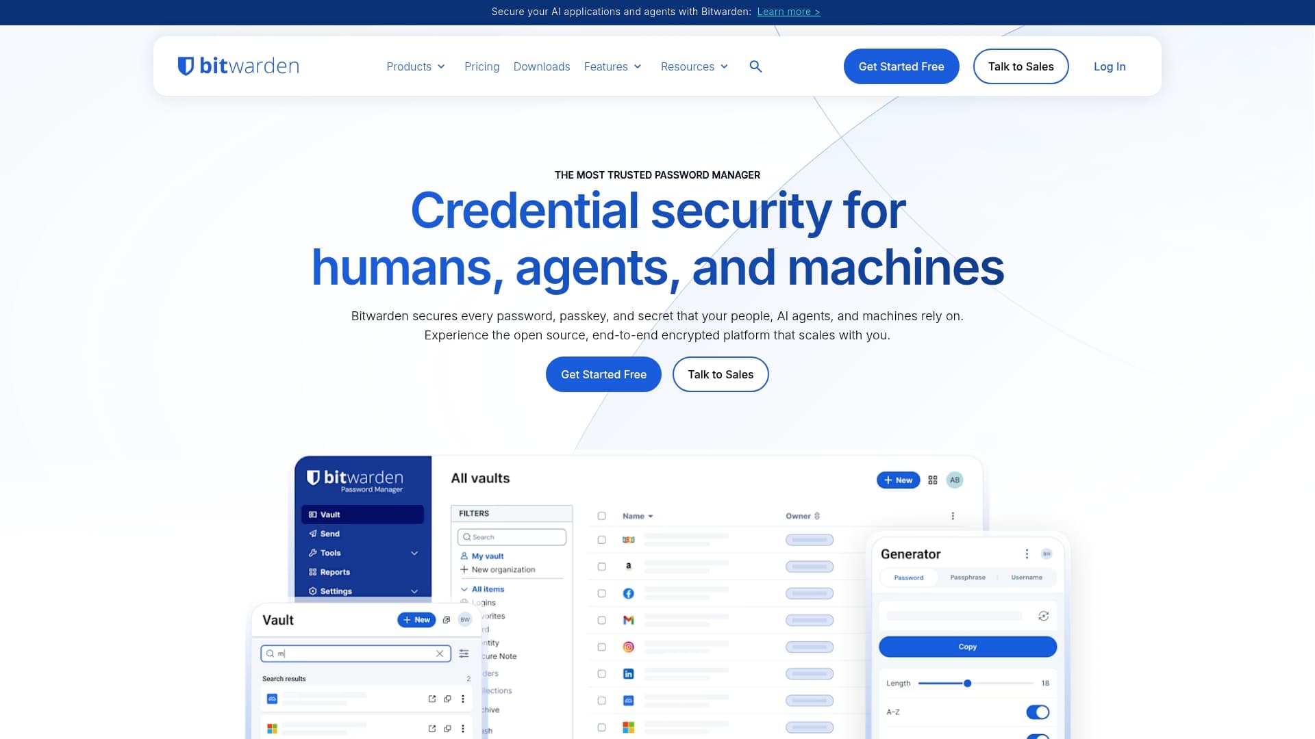 Bitwarden sponsor landing page advertised on 9to5Mac Overtime