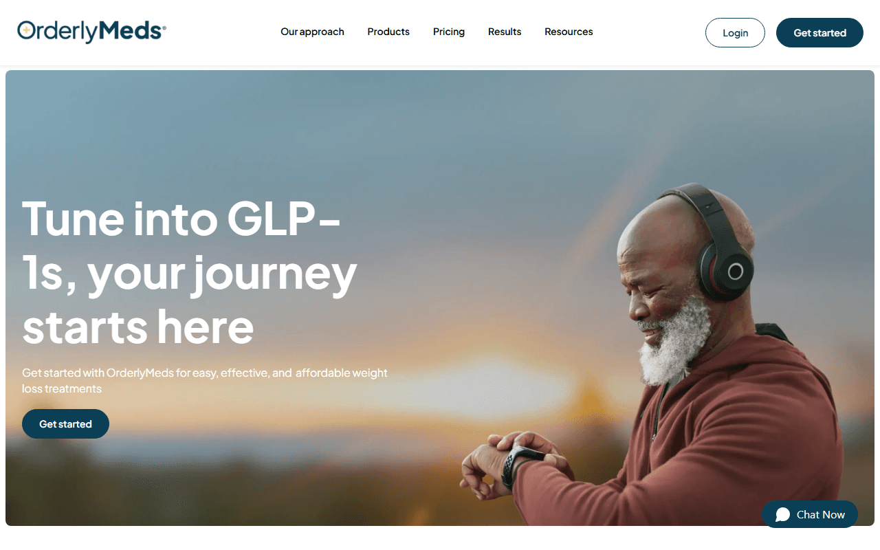 Orderly Meds sponsor landing page advertised on Armstrong & Getty On Demand