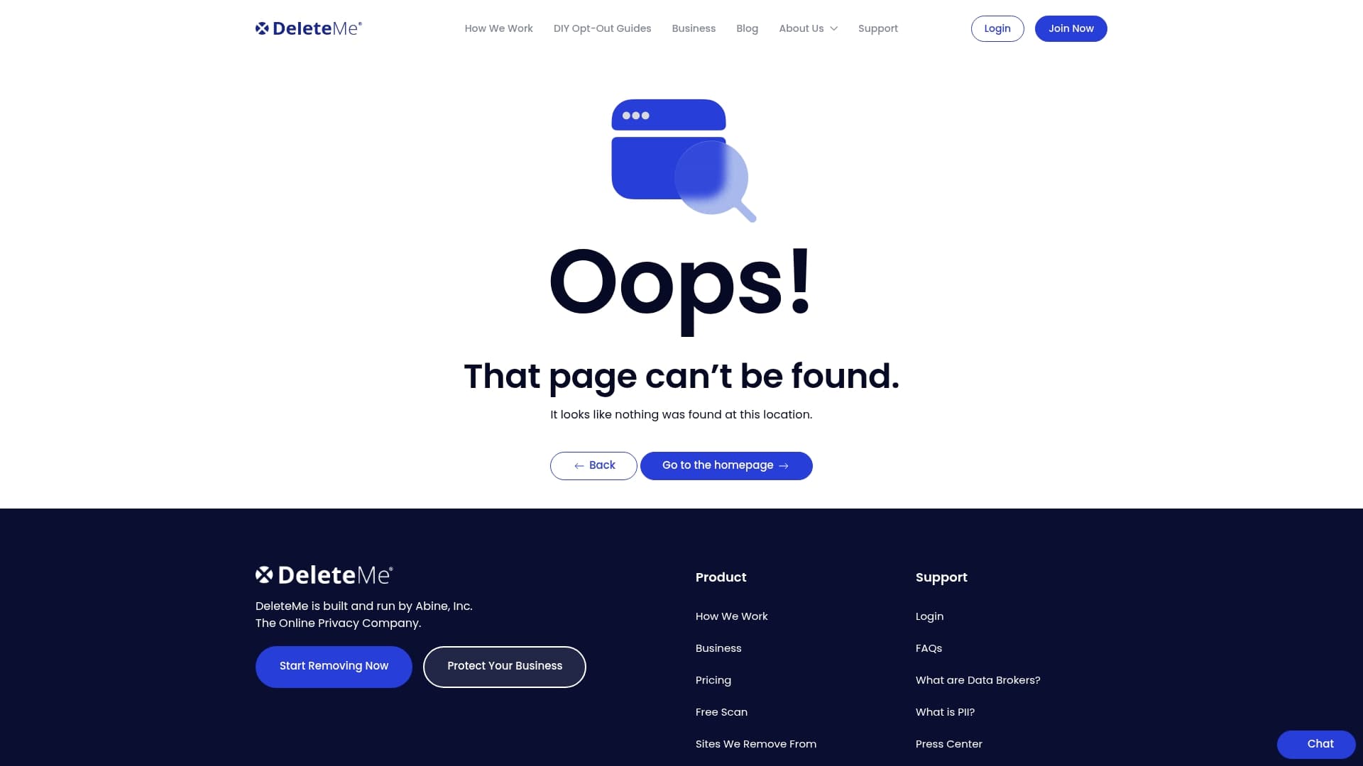 Delete Me sponsor landing page advertised on Legal AF by MeidasTouch