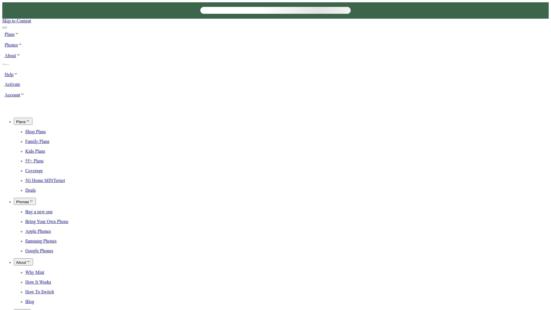 Mint Mobile sponsor landing page advertised on The New Yorker Radio Hour