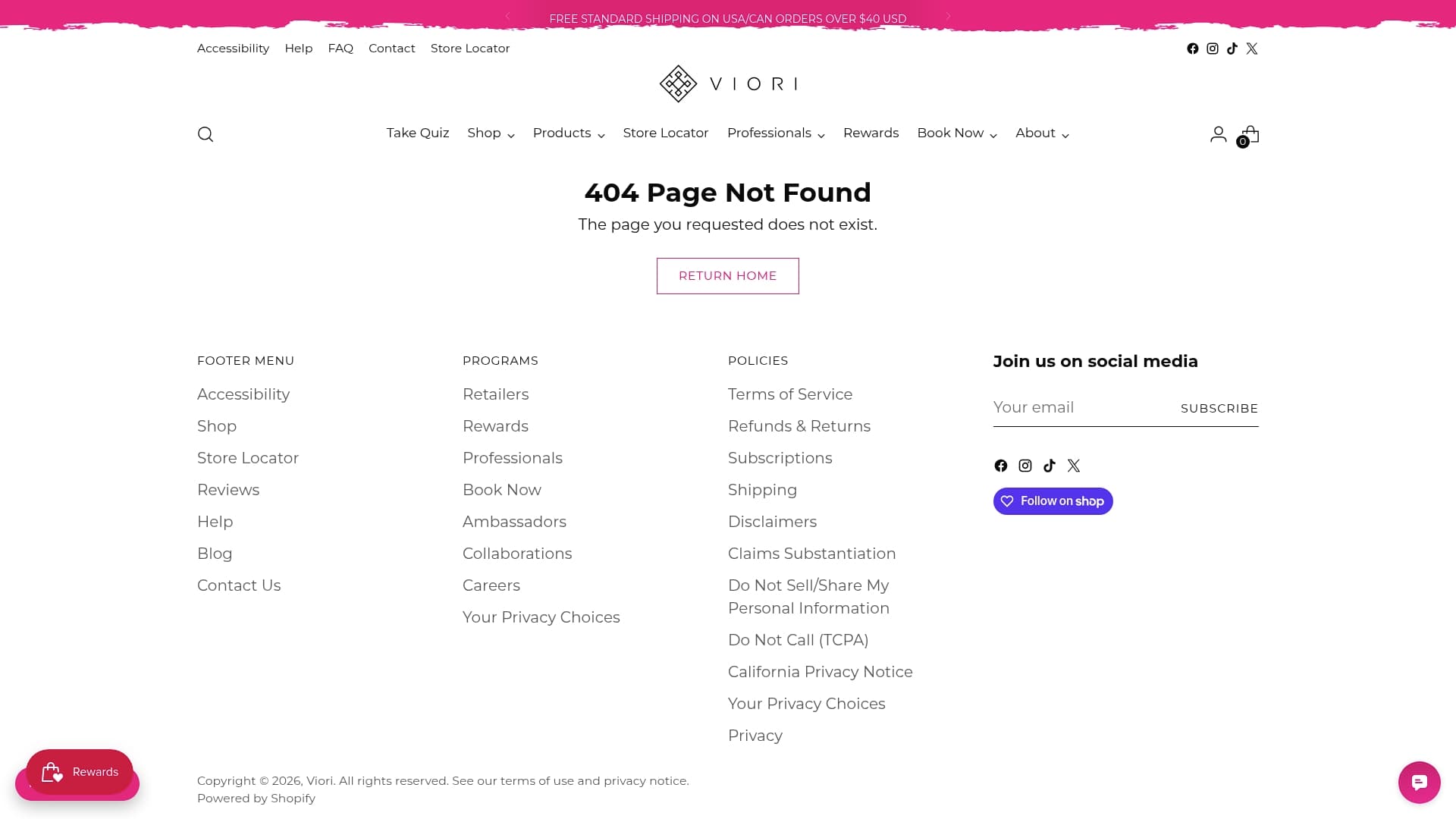 Vuori sponsor landing page advertised on Celebrity Jobber Podcast with Jeff Zito