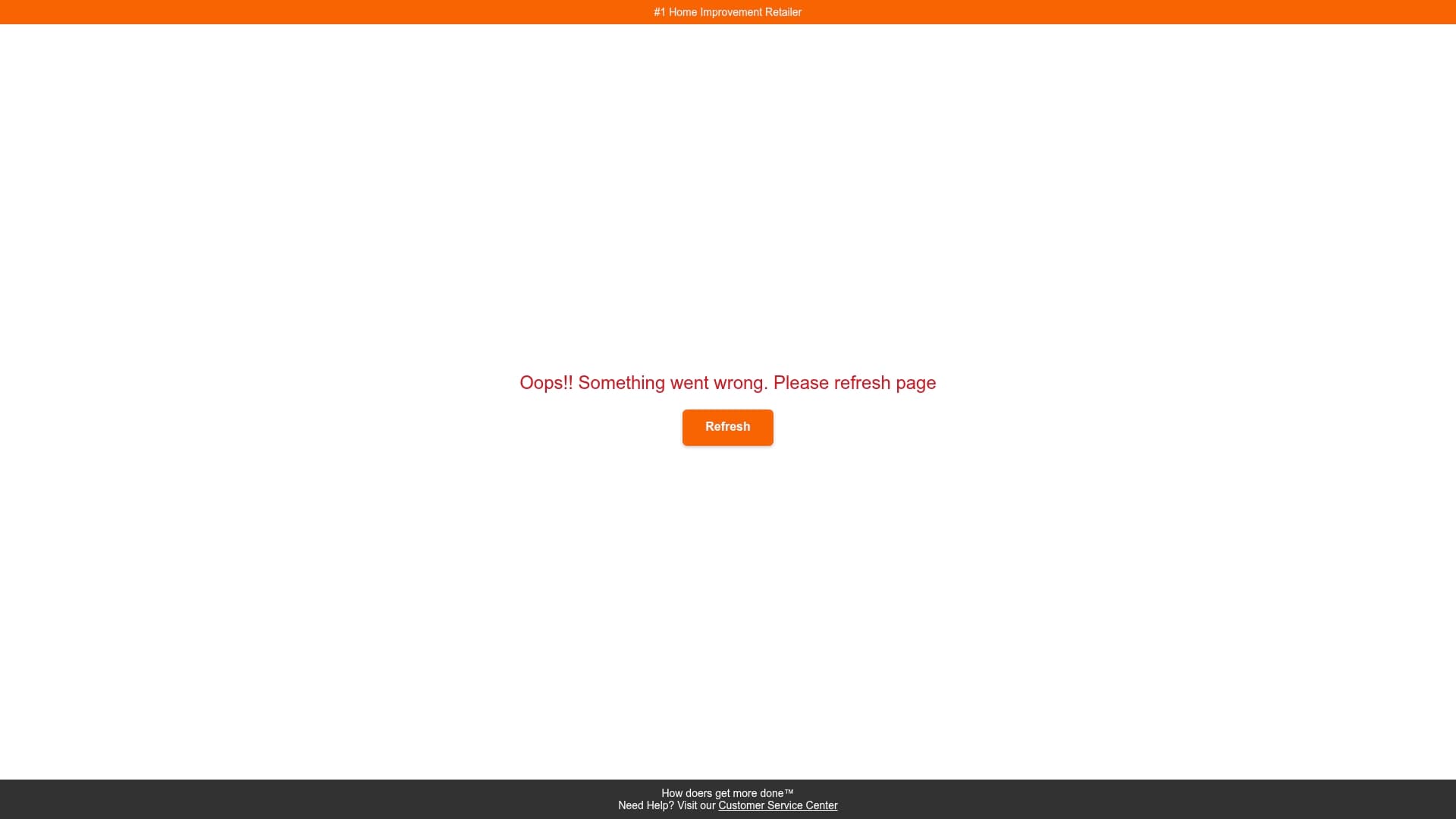 The Home Depot sponsor landing page advertised on BBC Gardeners’ World Magazine Podcast