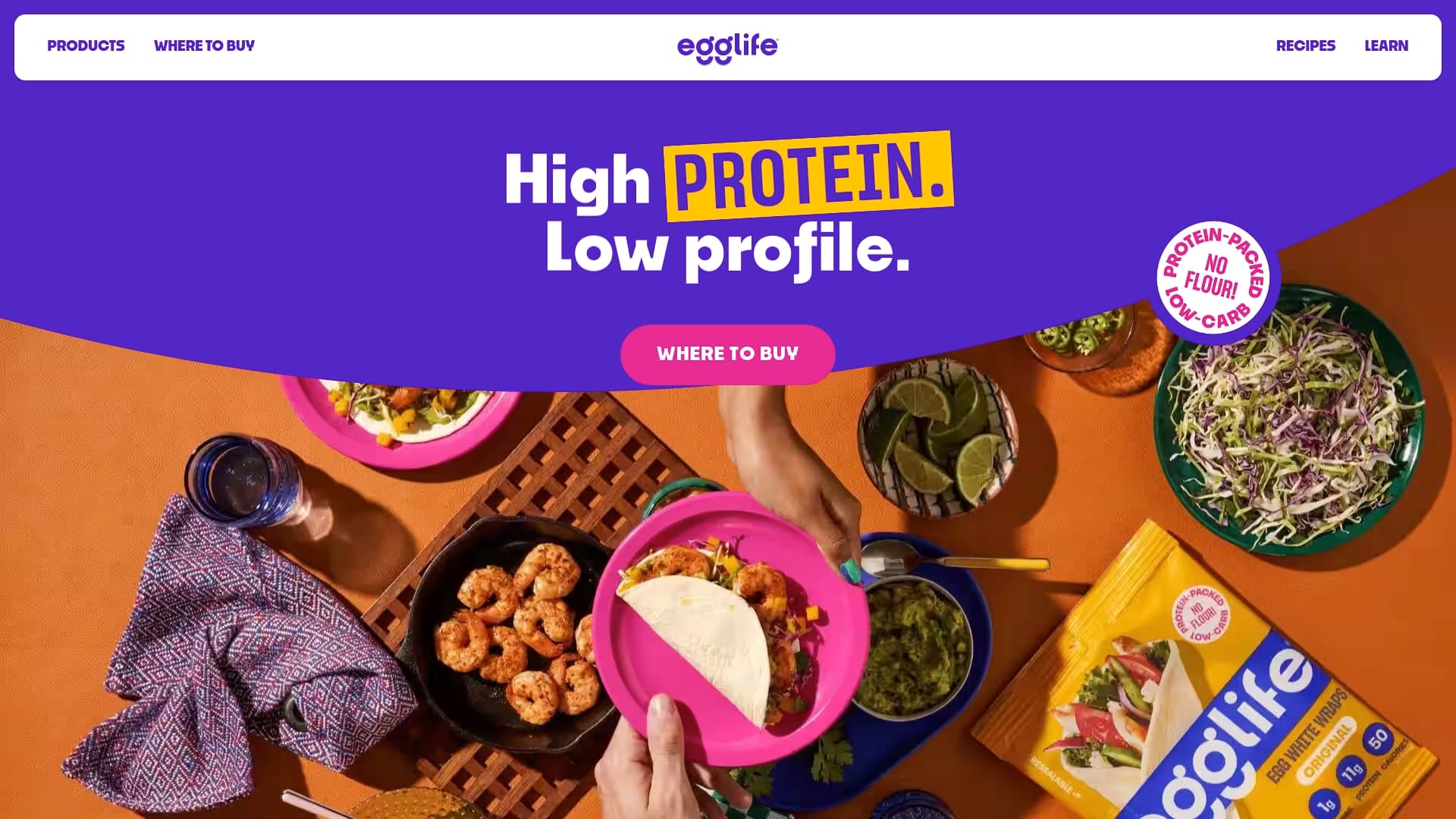 Egg Life sponsor landing page advertised on The Wirecutter Show