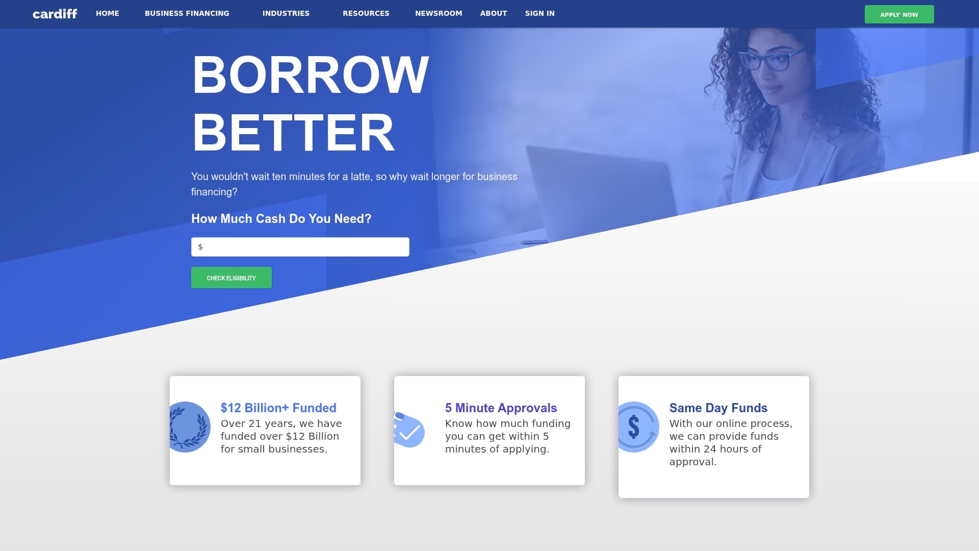Cardiff sponsor landing page advertised on The Michael Knowles Show