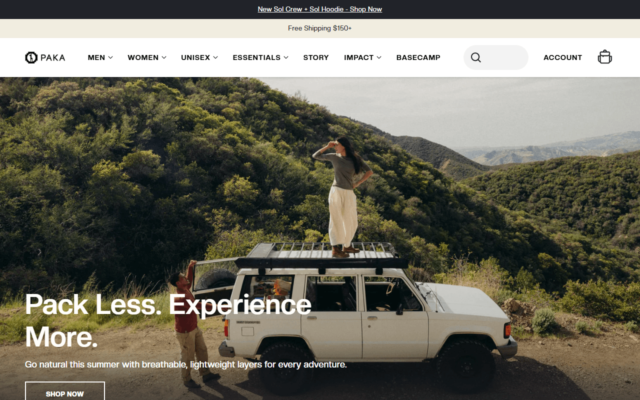 Paka sponsor landing page advertised on The Jordan Harbinger Show