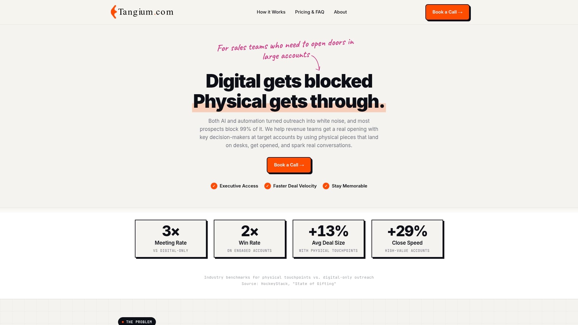 Tangium sponsor landing page advertised on The Paul Barron Crypto Show