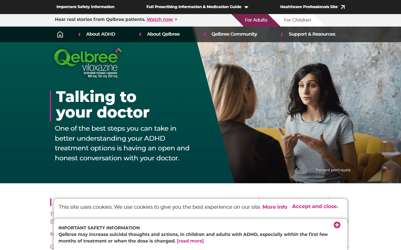 ADHD Discussion sponsor landing page advertised on MrBallen Podcast: Strange, Dark & Mysterious Stories